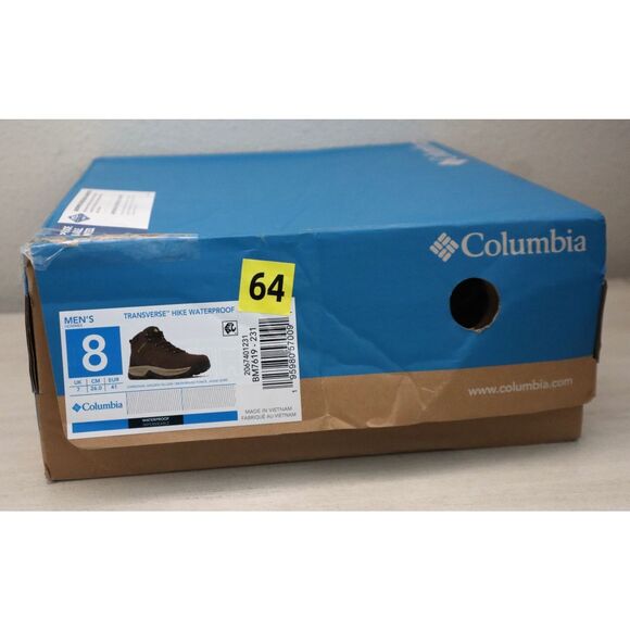 Columbia BM7619-231 Men Sz 8D Cordovan/Brown Transverse Waterproof Hiking Shoes - Picture 12 of 12